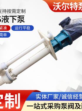 各种规格工程塑料清液液下泵氟液下泵FYS氟塑料液下泵