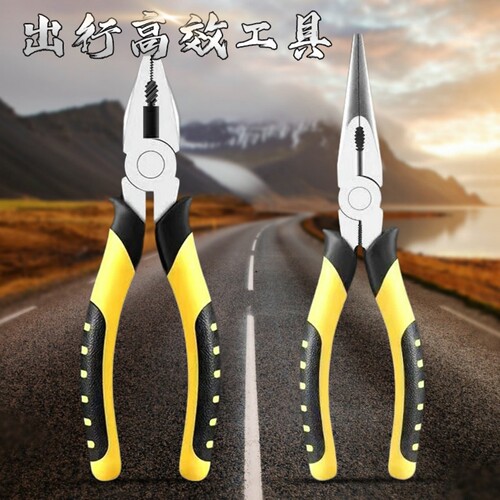 尖嘴钳老虎钳子套装高效维修工具