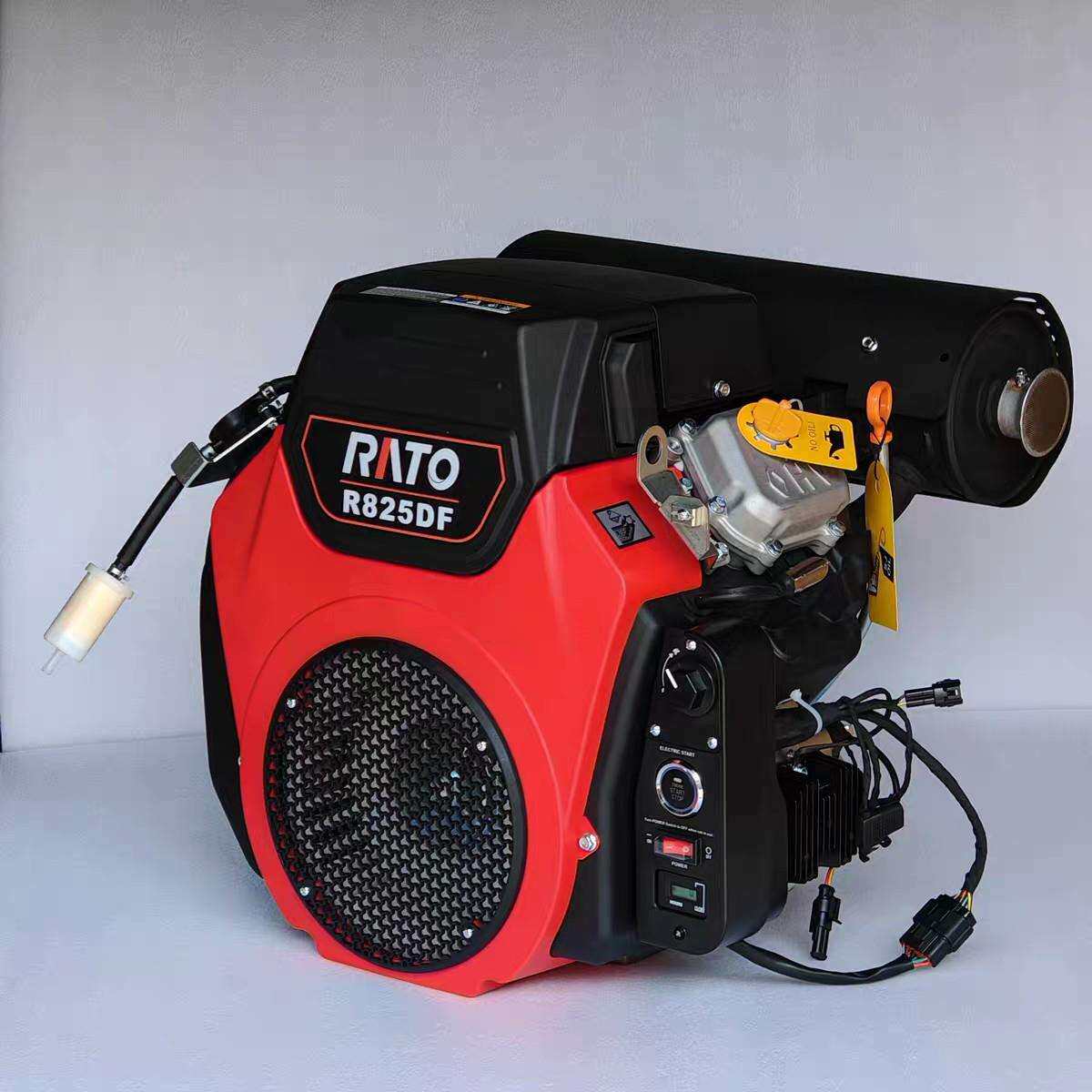 Rato润通电喷EFI喷射825cc排量双缸汽油发动机20KW低温高原海拔用