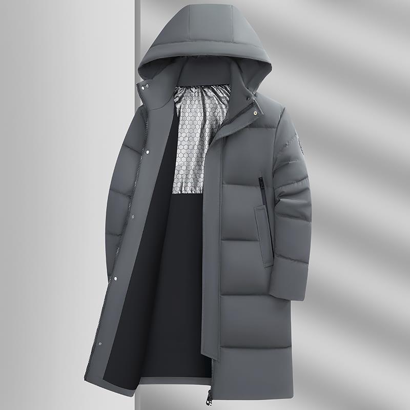 中老羽棉服男冬季加厚保暖外套爸爸冬装棉男84480125士衣年长款绒