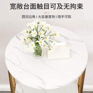 沙发边柜侧边柜小桌子茶几现代轻奢高级感床头置物架边几角几边桌
