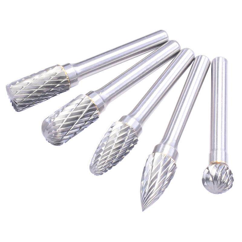 硬质合金旋转锉6x10套装钨钢电磨头金属玉石木雕根雕焊缝抛光工具