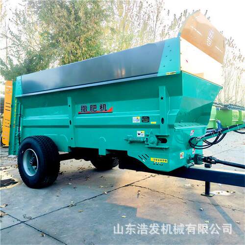 撒粪车厂家拖拉机悬挂绞龙的撒料车圆盘式撒粪车规格