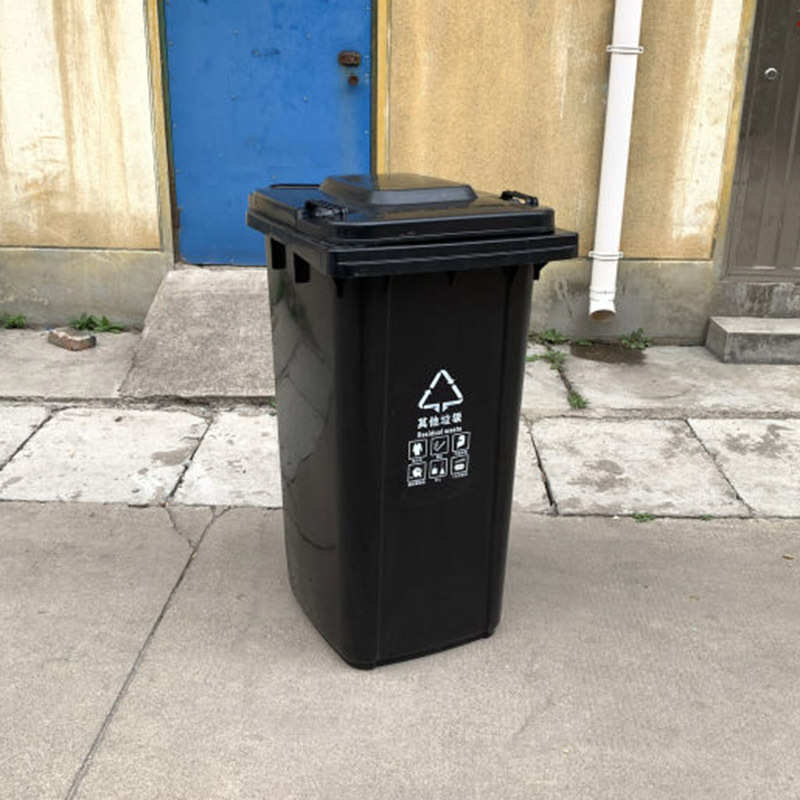 翻盖垃圾桶塑料商用小区加厚分类垃圾桶开发商大号240l公园环卫