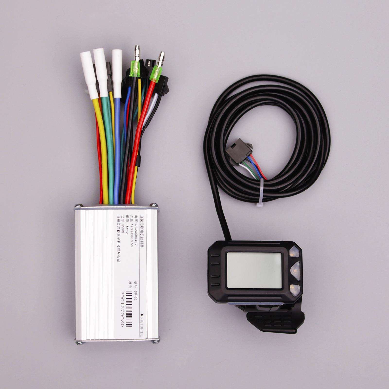 电动滑板车仪表LCD液晶屏加速器里程表24V36v48v250W3250W多功能