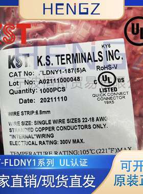 健和兴KST/FLDNY1-250/FLDNY2-187(8)A/全绝缘尼龙带铜套起型端子