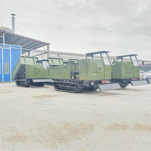 2022新款履带式运输车5吨橡胶加厚履带运输车隧道工程液压翻