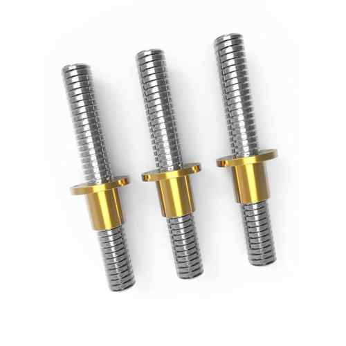 梯形丝杆 螺母 螺杆T型丝杠粗牙Tr16 20 24*4 30 36 40*6全纹50*8