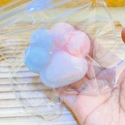 SimulationCat Paw Squishy Fidget Toy Cute Plush Cat Paw Sili