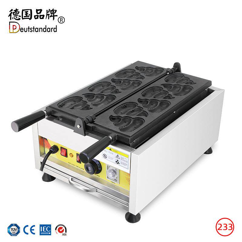 红豆饼机华夫饼便便烧韩式便便烧商用华夫炉烘烤炉电热松饼机烤饼