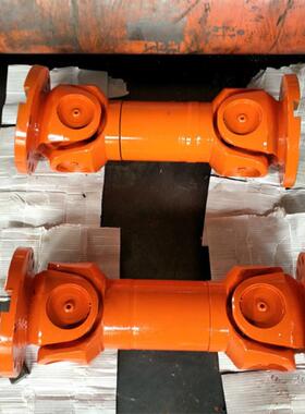 SC10BH伸缩万向联轴器W十764字包法兰现货万向传轴8动轴HC花键