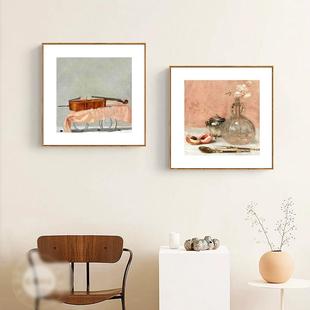 小众艺术装饰画复古挂画客厅沙发背景墙餐厅卧室床头文艺画有框画