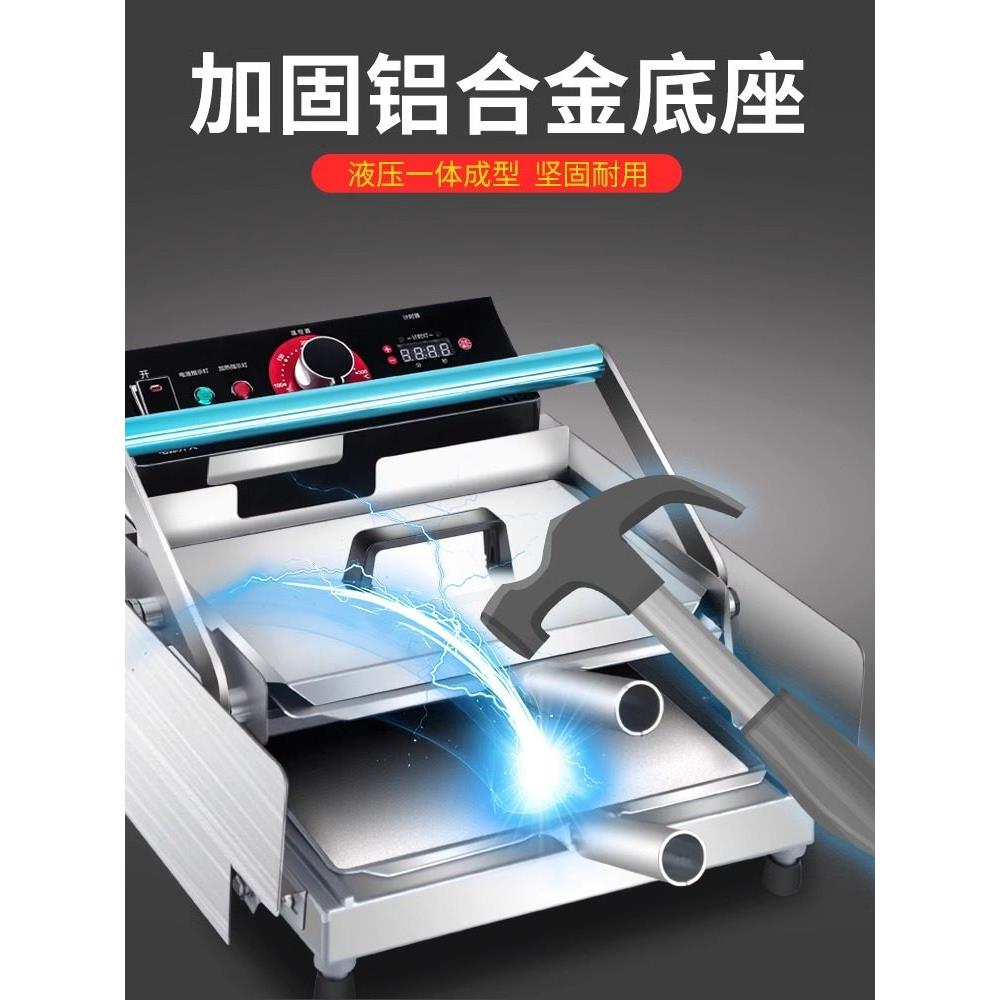 汉堡机商用小自型炉全动烤包机双FBO层烘包机加热汉堡设汉堡店机