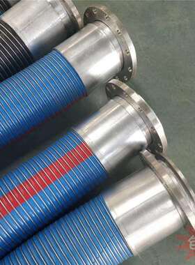 供应非标PVC塑料透明钢丝管 法兰卡盘式牛筋管PU螺旋软管