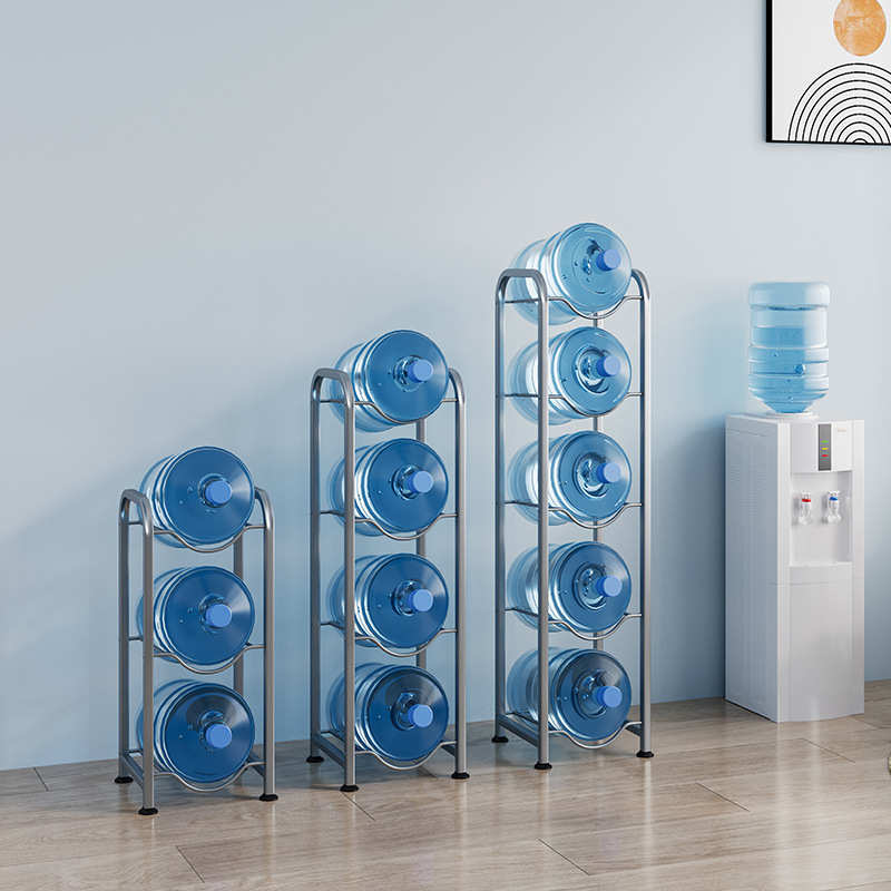 多层水桶架置物架桶装水支架345层放置水桶架4.5-18.9升桶装水架