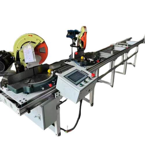 数显小双头精密切割锯铝型材门窗双头切割机铝材双头锯