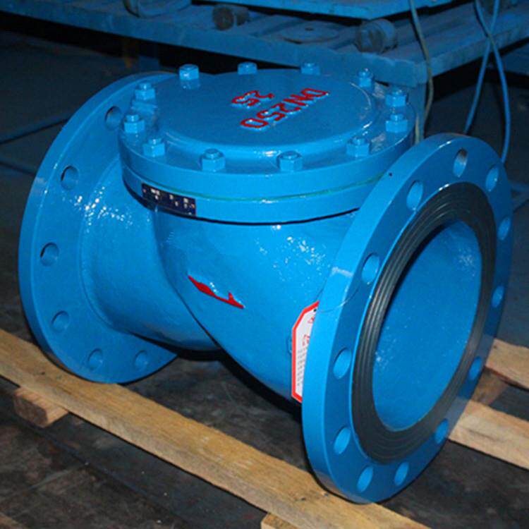 厂直销橡兰胶瓣回阀介HC44X-16C法污水逆止阀防止HC44X质倒家流
