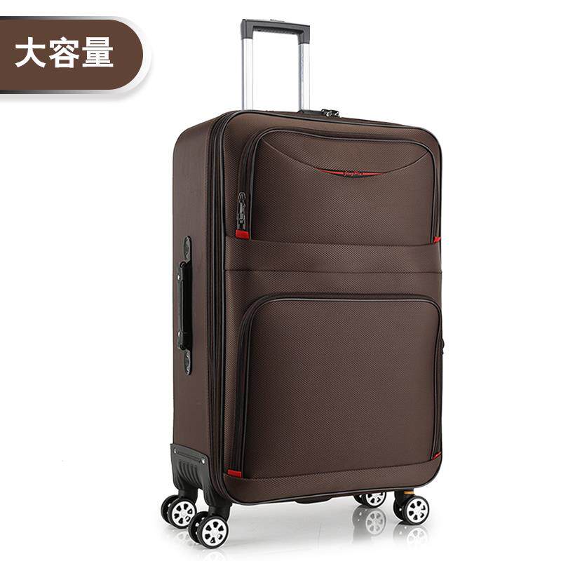 高档摩尔伽子母普箱手机袋脑插袋耐磨牛津布旅行箱24寸普通密码锁
