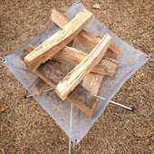 网架不锈钢厂家直销烧生火烤炉柴火 焚取暖户外架 炉火折叠便携式