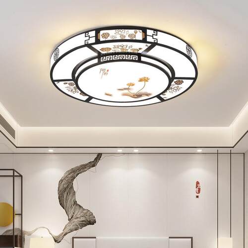 智能音新中灯led吸顶灯客厅新式通用款款灯具现代简约大气卧室大