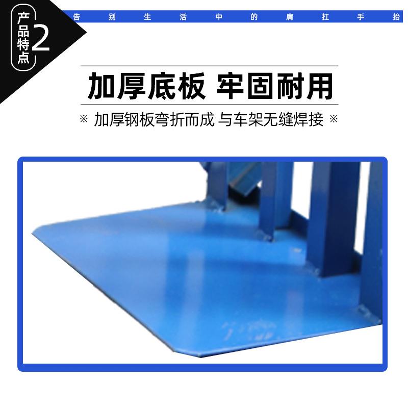 车重型加角老虎铁车厚两轮小推车物流车运货车搬运1.4米车手推车
