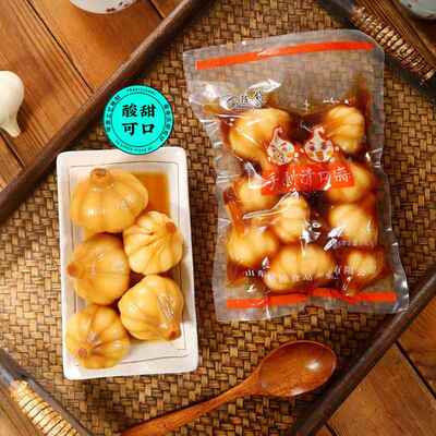 陈桥手剥清口蒜糖醋蒜甜蒜头袋装酸甜口火锅蒜新鲜腌制袋包邮