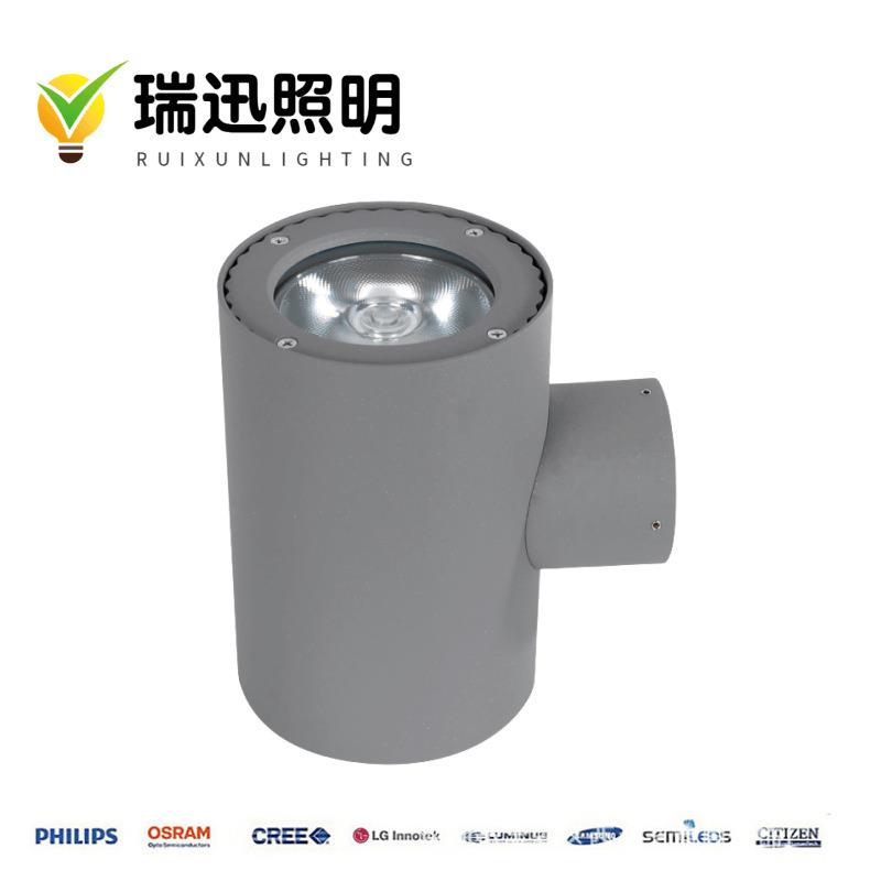 10W12W20W24W30W40W60W户外防水LED圆形壁灯 双头上下照COB墙壁灯