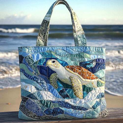 New Digital Printed Quilted Tote Bag Commuting Leisure