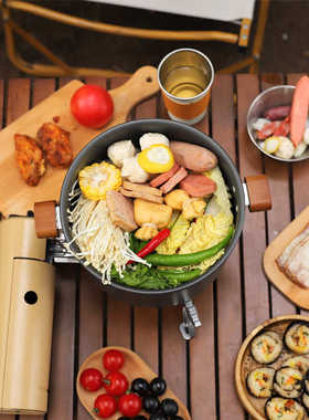 32超轻煮2人批发锅火锅炉具.8l锅野营便携式套户外-氧化铝野炊