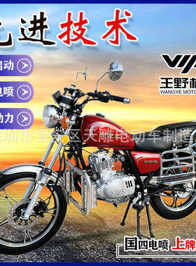 摩托车整车链条机太子款国4电喷燃油125c150全新适合拉货可上牌