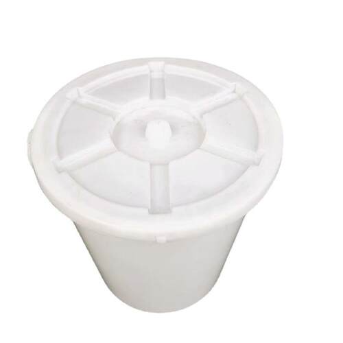 大白桶塑料圆桶塑料水桶带盖加厚储水桶家用圆形大容量白色水桶
