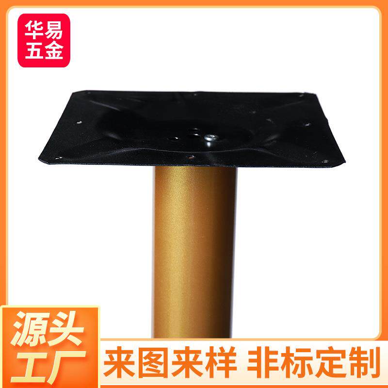 工厂现货 欧美简约铸铁工艺方形底座咖啡厅西餐厅吧台金属支撑脚