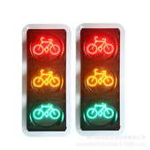 道路红绿灯 三合一交通信号灯 厂家直销 300型静态非机动车信号灯