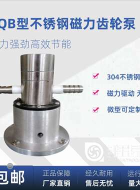 2型0CQB-15微齿不锈钢磁力齿轮泵内合轮泵计量泵磁力驱动齿20CQB-