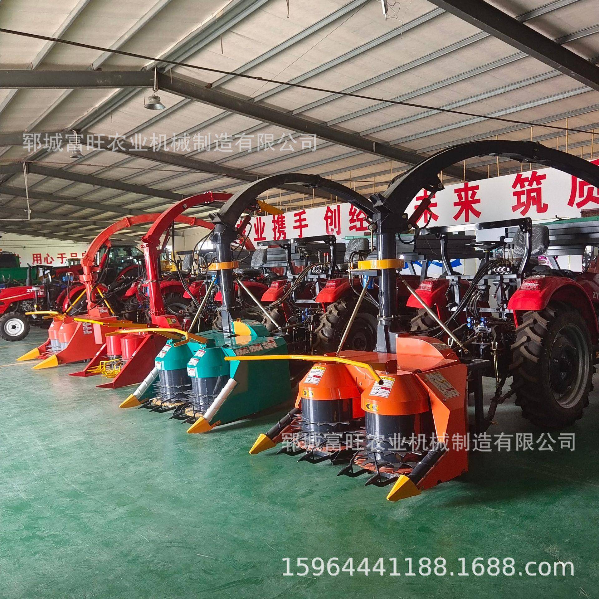 全自动玉米秸秆收割机背负式小型粉粹一体青储机拖拉机圆盘收获机