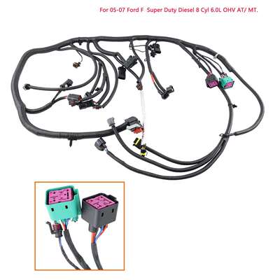 跨境改装件适用05-07福特F250 F350 F450 F550皮卡发动机线束6.0L