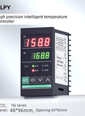 Tl6数字智能温控器数字显示仪表220V全自动温控器开关Pid数字可调