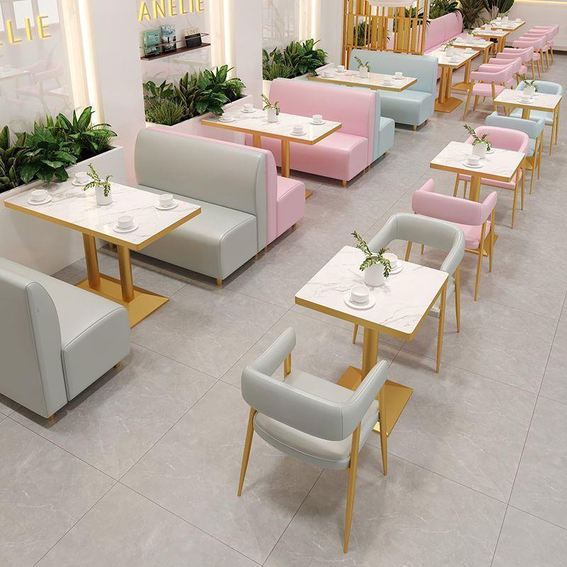 奶茶店卡座沙发网红主题餐厅咖啡厅甜品烘焙店清吧火锅店桌椅组合