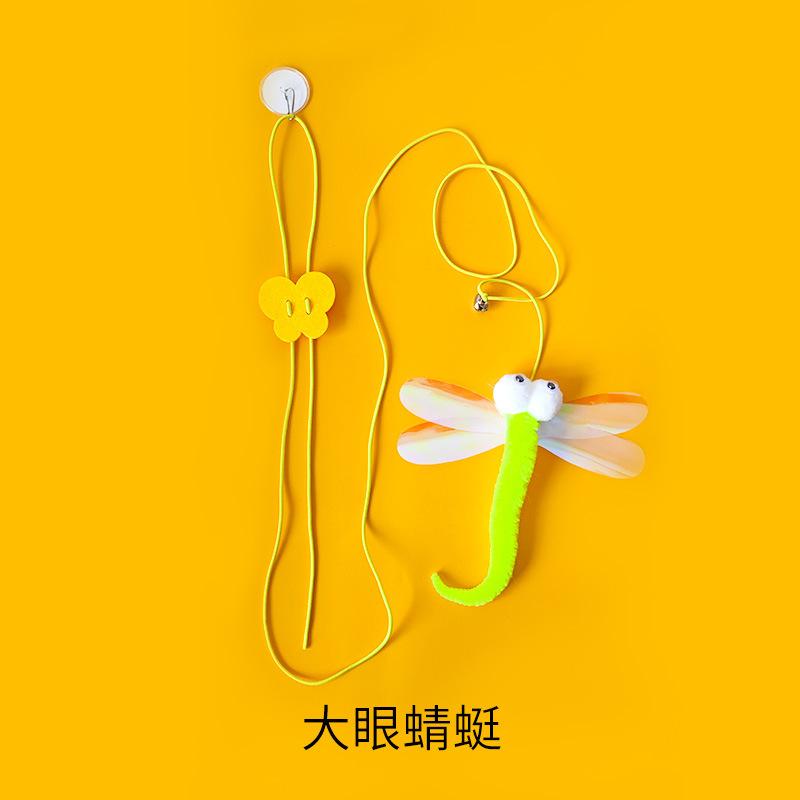 猫玩具自嗨解闷挂门荡秋千耐咬逗猫棒羽毛铃铛猫咪玩具用品