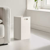 2025新款 垃圾桶厨房用长方形双层可手提垃圾筒简约纯色酒店垃圾桶