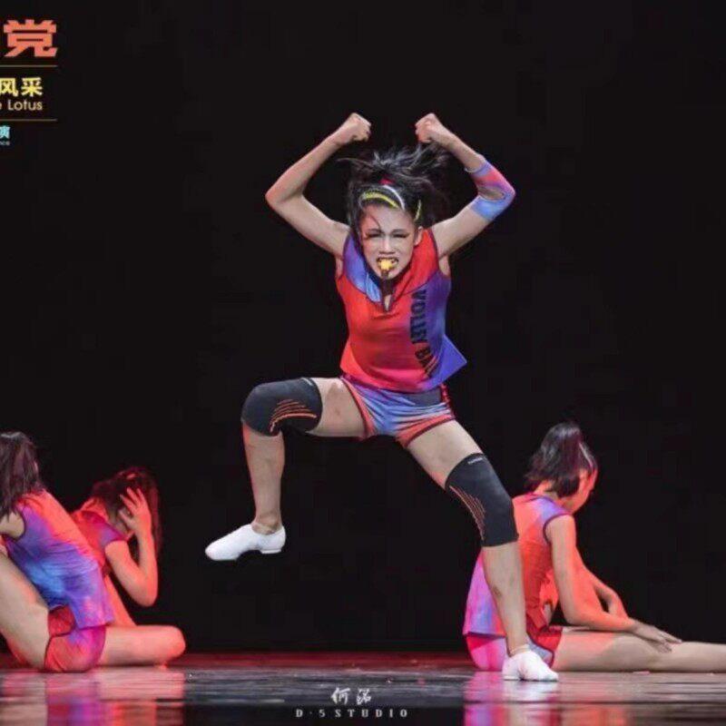 向你们学习舞蹈演出服小荷风采中小学啦啦操舞蹈服运动儿童表演服
