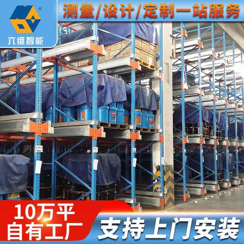 厂家现货穿梭式货架仓储半自动货架立体库智能货架工厂供应
