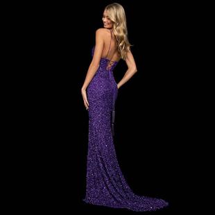 dresses sequin formal mermaid prom straps gown with