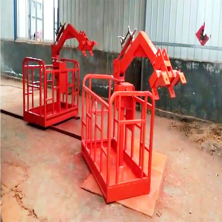 厂济宁吊车旋转吊篮 多用途高空吊车吊篮 建筑外墙用