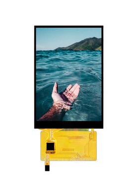 3.5寸TFT带触摸液晶显示屏 焊接37PIN MCU接口16位兼容ILI9488