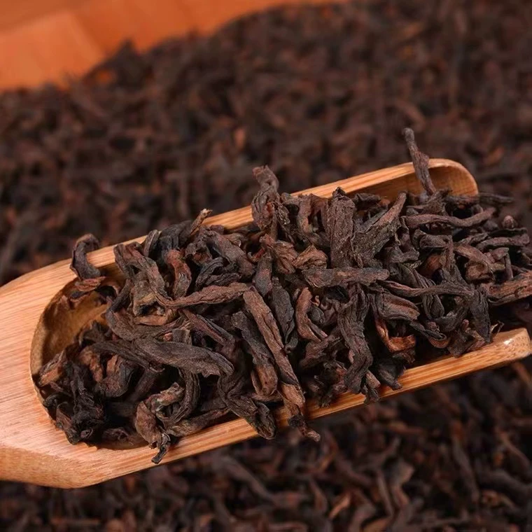 極品2001年冰島龍條熟散茶陳茶老茶500克一袋普洱熟散茶 普洱茶 BUASHOP普洱老茶