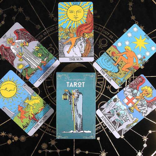 The Borderless Tarot Original Tarot 78 Card Deck Popular Div