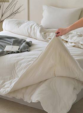 A类母婴级原棉大豆纤维夏凉被双人春秋被 加厚冬被子母被被子被芯