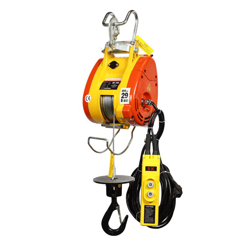 电动葫芦220v无线遥控器便携悬挂式微型小金刚家用吊机卷扬提升机