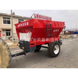 田间圆盘式 颗粒肥固态肥料有机肥撒肥机 有挡板可调节式